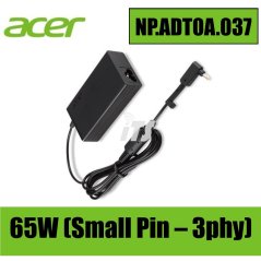 Acer 65W Power Adaptor + Cord (Small Pin - 3phy) (Original)