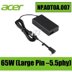 Acer 65W Power Adaptor + Cord (Large Pin - 5.5phy) (Original)