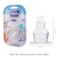 Japlo Orthodontic Nipple Twin Pack for Baby Teeth Development - Small
