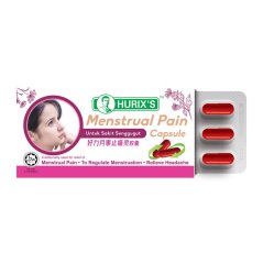 Hurix's Menstrual Pain Capsule 9'S to Regulate Menstrual