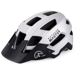 Outdoor Master ERT RhinoRider Bike Helmet White/Black (C-1020824)