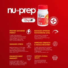 Biotropics Nu-Prep Lelaki Health Supplement 30 Capsules for Men