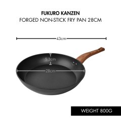 Fukuro Kanzen Forged Non-Stick Fry Pan 28cm