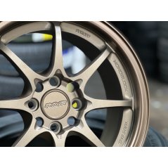 New 15X7 ET35 AOW Flow Formed CE28 Rim (4 Wheel) Matt Bronze 4X100