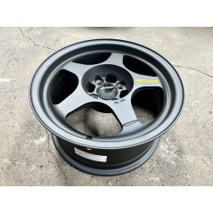 New 15X7.5 ET28 AOW Flow Formed Spoon Rim (4 Wheel) Matt Black 4X100