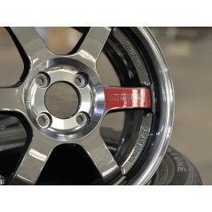 15X6.5 ET38 AOW Flow Formed TE37SL Rim (4 Wheel) Gloss Gunmetal 4X100