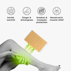 Neobun Ginger & Lemongrass 5's Medicated Plaster