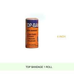 Top Bandage 12's 4 Inch Elastic Bandage for Joint and Muscle Injuries