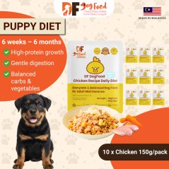 DF Dog Food Puppy Diet - Chicken (10 x 150g)