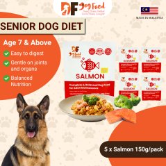 DF Dog Food Senior Diet - Salmon (5 x 150g)