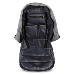 Hometech2u GUAPABIEN MULTIFUNCTION TRAVEL USB PORT BACKPACK FOR MEN (GRAY)