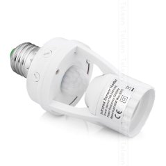 Hometech2u Smart LED Lamp Bulb Holder With Infrared PIR Motion Sensor