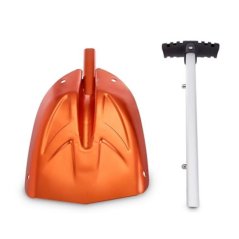 Hometech2u LS - 504 OUTDOOR FOLDABLE SNOW SHOVEL ALUMINUM HANDLE TOOL (ORANGE)