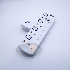Hometech2u ME T Way Adaport with 2 USB Port 2.1A Wall Socket Power Outlet Extension, eRomman Marketplace