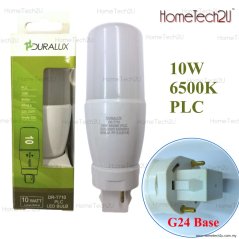Hometech2u Duralux G24 PLC 10W LED Bulb LED Downlight (Daylight)