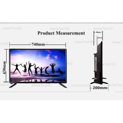 Hometech2u ISONIC 32" Inch Digital LED TV ICT-3205 (Built in MYTV), eRomman Marketplace