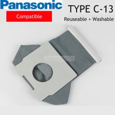 Hometech2u Panasonic Cotton Reusable and Washable Type C-13 Vacuum Dust Bag Compatible