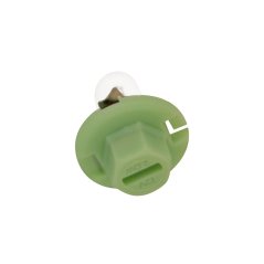 Trifa Plastic Base Lamps White-Green 02717 2W 12V For Proton Meter Panel Bulb - 10 Pieces
