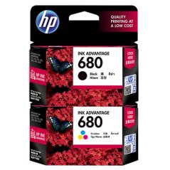 Original HP Cartridge 680 Black F6V27AA + 680 Tri-Colour F6V26AA  Set, eRomman Marketplace