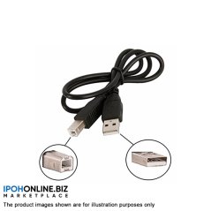 Printer Cable 1.5m USB 2.0 (Black)