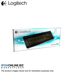 لوجيتيك لوحة مفاتيح سلكية K120 بمنفذ USB