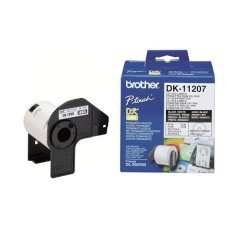 Brother DK-11207 Genuine CD/DVD Film Label Roll 58mm Diameter