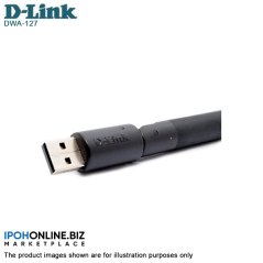 Ipohonline D-Link DWA-127 Wireless N 150 High Gain USB Adapter, eRomman Marketplace