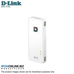 Ipohonline D-Link DIR-510L Wi-Fi AC 750Mbps Portable Router and Charger (4000Mhz)Support 3G / 4G LTE Adapter, eRomman Marketplace