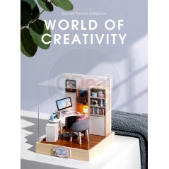 Gdeal Hand-Assembled DIY Toy Small Furniture Cute Room ( 2 Colors)