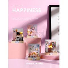 Gdeal Hand-Assembled DIY Toy Small Furniture Cute Room ( 2 Colors)