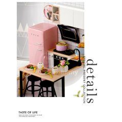 Gdeal Hand-Assembled DIY Toy Small Furniture Cute Room ( 2 Colors)