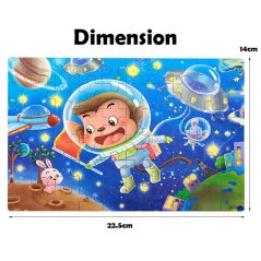 Gdeal Wooden Iron Box Puzzles Toy Children Educational Puzzles (6 Types)
