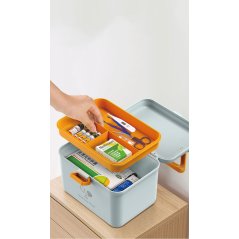 صندوق تنظيم  أدوات طبية و اسعافات اولية محمول  من البلاستيك