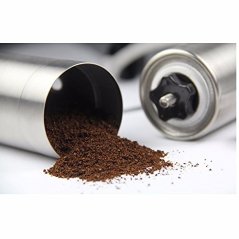 Gdeal Manual Triangle Portable Stainless Steel Coffee Maker Hand Coffee Grinder Adjustable Ceramic Burr