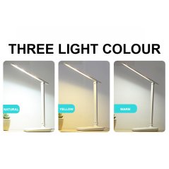 مصباح  LED جانبي مضاد للإشعاع قابل للطي بشاحن USB  لاسلكي