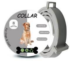 Gdeal Adjustable Waterproof Anti Flea Neck Ring Dog Collar