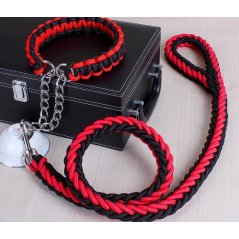 Gdeal Pet Dog Collar Strong Traction Rope Leashes Traction Rope Collar (3 Colors)
