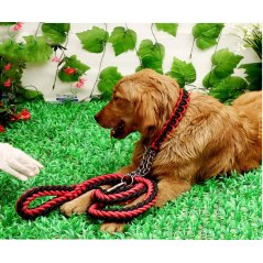Gdeal Strong Rope Leashes Nylon Rope Pet Dog Collar Chain (3 Colors)