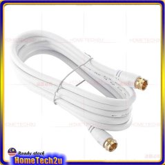 Hometech2u RG6 Coaxial MYTV Astro Digital TV DVBT2 DTV Pure Copper Cable RG 6 Kabel TV F Type Coaxial Cable 3Meter 5Meter, eRomman Technologies Sdn Bhd
