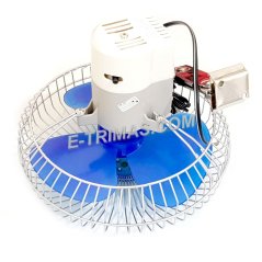 E-trimas 8 Inch Taiwan Oscillating Motor Automotive Fan For Auto Car Trucks Buses 12V 24V