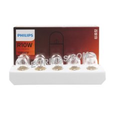 E-trimas 13814 Genuine Philips R10W 24V Licence Plate Bulb (2PCS)