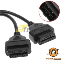 E-trimas OBDII OBD2 Extension Y Cable 16 Pin Splitter ELM327 Port Adapter Diagnostic Tool