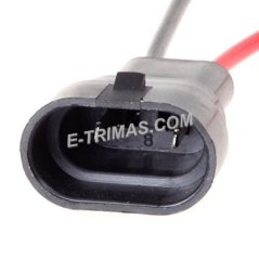 E-trimas Universal 9006 9005 HB3 HB4 Male Pre-wired Connector Harness Wiring HID D2S D2R