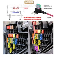 E-trimas Micro Mini Media Standard Car Lorry Fuse Tap Holder Quick Joint Cable Add Circuit Kit