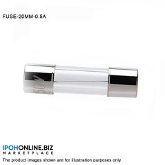 Ipohonline 1 pcs 0.5A 250V Glass Fuse
