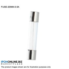 Ipohonline 1 pcs 0.5A 250V Glass Fuse