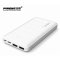 Pineng PN-916 10000mAh 3 Input Lithium Polymer Power Bank (White)