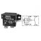 E-trimas 0332002256 Bosch 24V DC 50Amp Power Relay