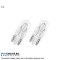 Ipohonline 2 pcs Trilux T10 12V 5W Wedge Light Bulb - License plate bulb Car Motocycle