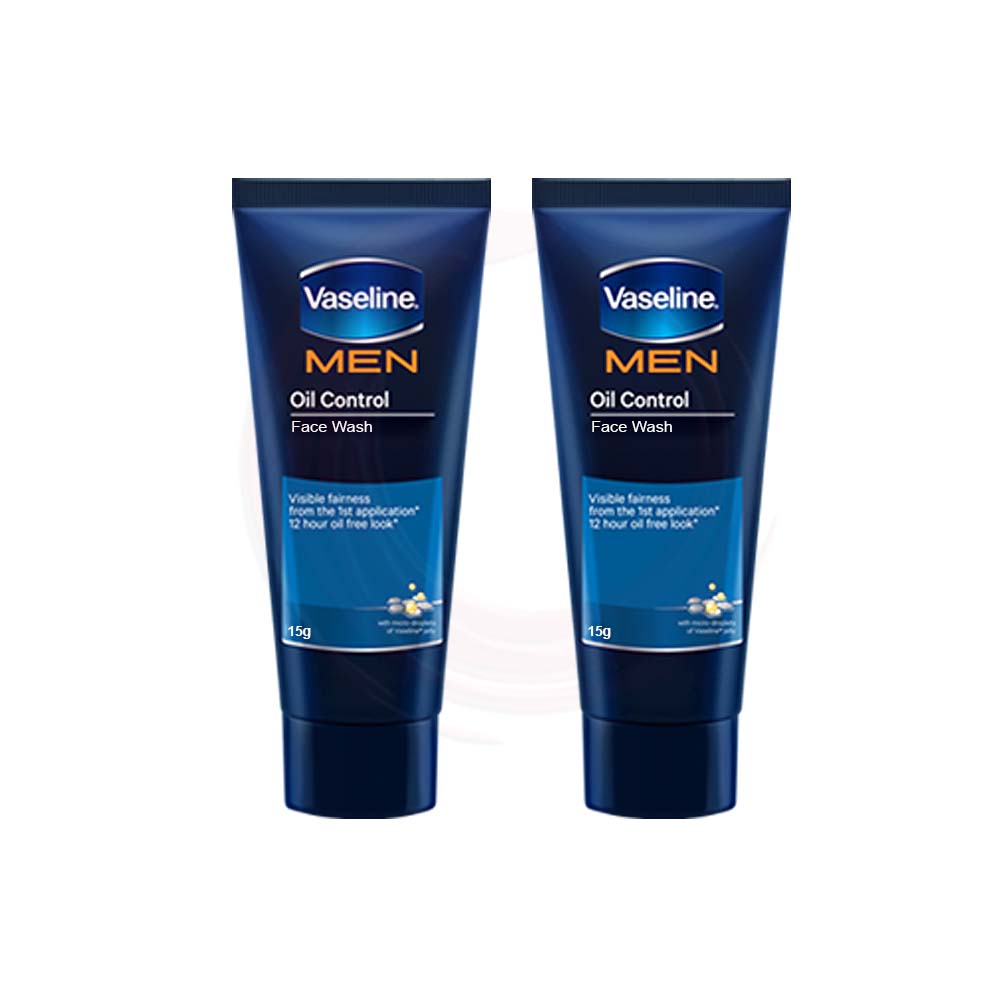 Buy Vaseline Men Oil Control Face Wash 15g x 2 eRomman